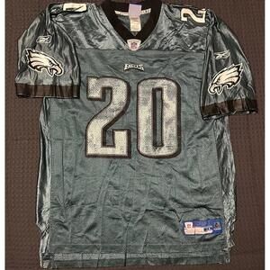 Vintage Reebok NFL Philadelphia Eagles Brian Dawkins Football Jersey Size XL